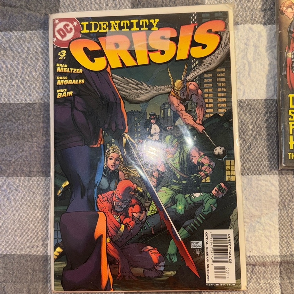 DC IDENTITY CRISIS #3 BRAD MELTZER RAGS MORALES MIKE BAIR
